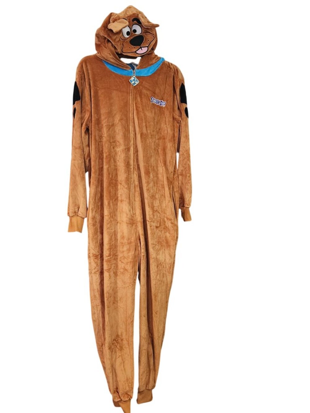 Scooby Doo JumpSuit One Piece Pockets Hooded Adult XS